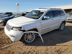 Salvage cars for sale at Phoenix, AZ auction: 2017 Jeep Grand Cherokee Overland