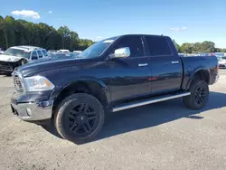 Salvage cars for sale at Mocksville, NC auction: 2016 Dodge 1500 Laramie