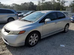 Salvage cars for sale at Augusta, GA auction: 2008 Honda Civic LX