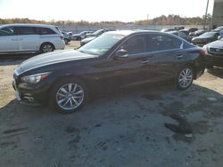 Salvage cars for sale at Fredericksburg, VA auction: 2015 Infiniti Q50 Base