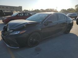 Salvage cars for sale at Wilmer, TX auction: 2022 Toyota Camry XSE