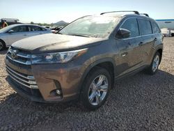 Salvage cars for sale at Phoenix, AZ auction: 2019 Toyota Highlander Limited