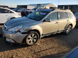 2010 Subaru Outback 2.5I Limited en venta en Brighton, CO