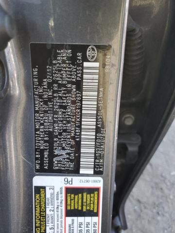 2012 Toyota Camry Base