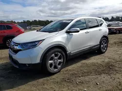 Salvage cars for sale at Windsor, NJ auction: 2017 Honda CR-V EXL