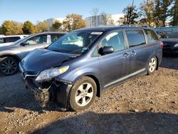 Salvage cars for sale from Copart Central Square, NY: 2020 Toyota Sienna LE