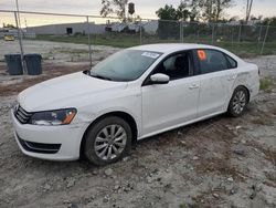 Salvage cars for sale at Augusta, GA auction: 2015 Volkswagen Passat S