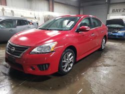 Salvage cars for sale at Elgin, IL auction: 2015 Nissan Sentra S