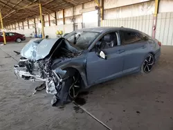 Salvage cars for sale at Phoenix, AZ auction: 2021 Honda Accord Sport SE