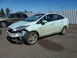 Salvage cars for sale at Portland, OR auction: 2017 Ford Fiesta SE