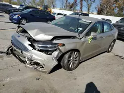 Salvage cars for sale at Bridgeton, MO auction: 2017 Ford Fusion SE