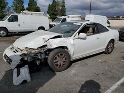 Honda Accord ex salvage cars for sale: 2001 Honda Accord EX