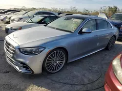 Salvage vehicles for parts for sale at auction: 2021 Mercedes-Benz S 580 4matic