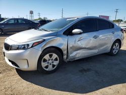 Salvage cars for sale at Dyer, IN auction: 2017 KIA Forte LX