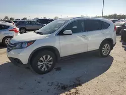 Salvage cars for sale at Indianapolis, IN auction: 2012 Honda CR-V EXL