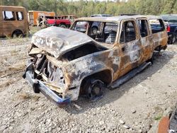 Salvage cars for sale at Spartanburg, SC auction: 1988 Chevrolet Suburban R20