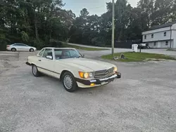 Salvage cars for sale at Austell, GA auction: 1987 Mercedes-Benz 560 SL