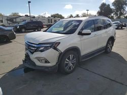 Honda Pilot salvage cars for sale: 2016 Honda Pilot EXL