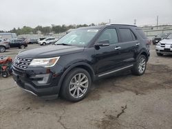 Salvage cars for sale at Pennsburg, PA auction: 2017 Ford Explorer Limited