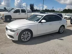 Salvage cars for sale from Copart Miami, FL: 2017 BMW 320 I