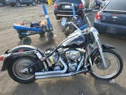 Salvage Motorcycles for sale at auction: 2002 Harley-Davidson Flstfi