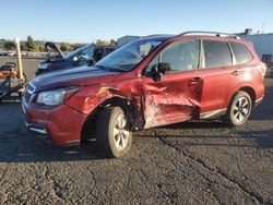 Salvage cars for sale at Vallejo, CA auction: 2018 Subaru Forester 2.5I Premium