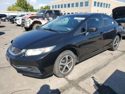 Honda salvage cars for sale: 2015 Honda Civic SE