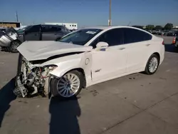 Salvage cars for sale at Grand Prairie, TX auction: 2014 Ford Fusion Titanium Phev