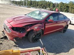 Salvage cars for sale at Greenwell Springs, LA auction: 2019 Ford Fusion SE