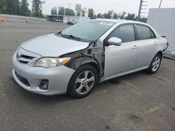 Salvage cars for sale at Portland, OR auction: 2012 Toyota Corolla Base