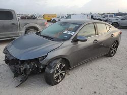 Salvage cars for sale at Houston, TX auction: 2022 Nissan Sentra SV