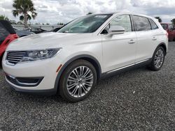 Salvage cars for sale at Riverview, FL auction: 2016 Lincoln MKX Reserve