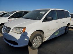 Salvage cars for sale at Grand Prairie, TX auction: 2017 Dodge Grand Caravan SE