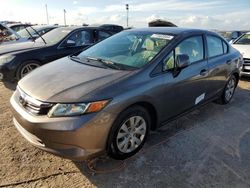 Salvage cars for sale at Riverview, FL auction: 2012 Honda Civic LX