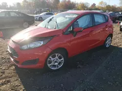 Salvage cars for sale at Chalfont, PA auction: 2014 Ford Fiesta SE