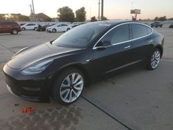 Salvage cars for sale at Oklahoma City, OK auction: 2019 Tesla Model 3