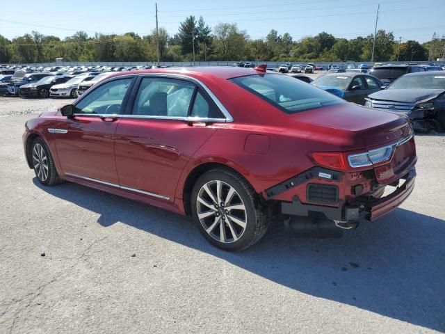 2019 Lincoln Continental