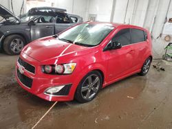 Chevrolet salvage cars for sale: 2016 Chevrolet Sonic RS