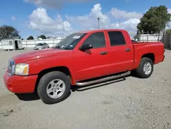 Dodge Dakota Quad slt salvage cars for sale: 2007 Dodge Dakota Quad SLT