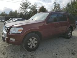 Ford Explorer xlt salvage cars for sale: 2010 Ford Explorer XLT