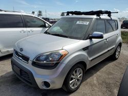 Carros dañados por inundaciones a la venta en subasta: 2012 KIA Soul +