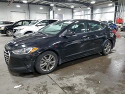 Salvage cars for sale at Ham Lake, MN auction: 2018 Hyundai Elantra SEL