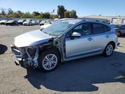 Subaru Impreza Vehiculos salvage en venta: 2018 Subaru Impreza Premium