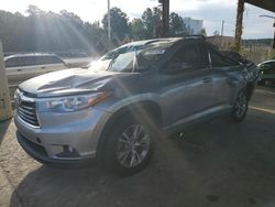 Salvage cars for sale at Gaston, SC auction: 2016 Toyota Highlander LE