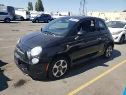 Salvage cars for sale at Hayward, CA auction: 2013 Fiat 500 Electric