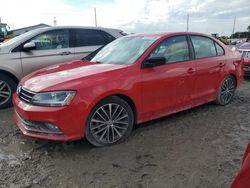 Volkswagen salvage cars for sale: 2017 Volkswagen Jetta Sport