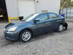 Salvage cars for sale at Austell, GA auction: 2015 Nissan Sentra S