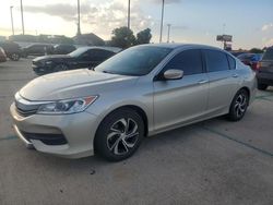 Salvage cars for sale at Oklahoma City, OK auction: 2016 Honda Accord LX