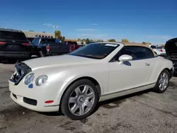 Carros salvage sin ofertas aún a la venta en subasta: 2008 Bentley Continental GTC