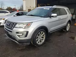 Salvage cars for sale at New Britain, CT auction: 2016 Ford Explorer Limited